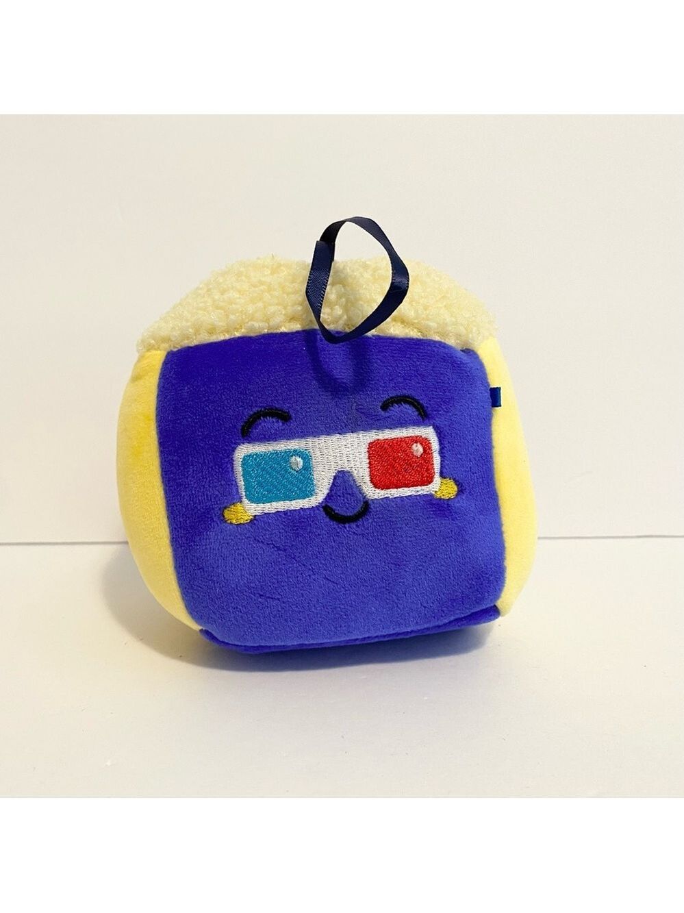Cineplex Big Screen Popcorn Plush Blue Yellow 3D Stuffed Animal Toy Exclusive